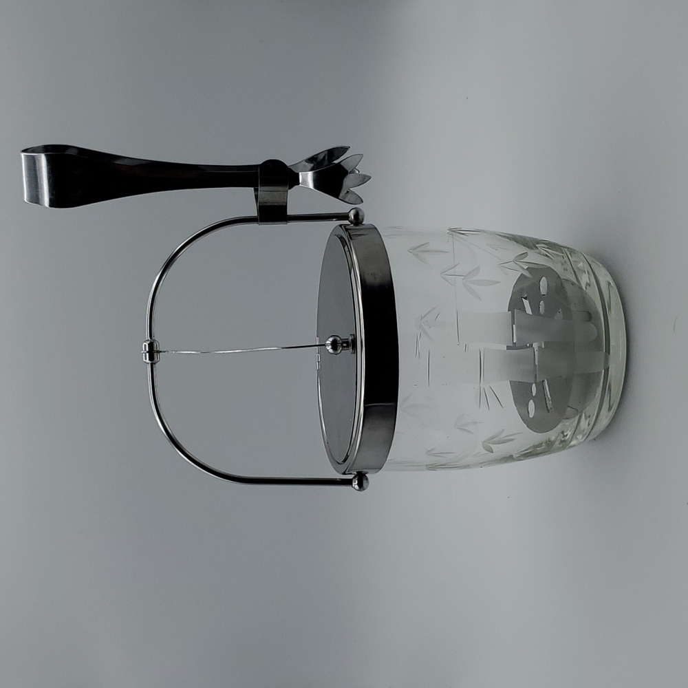 Serving Bowl With Tongs / Serving Bucket & Tongs